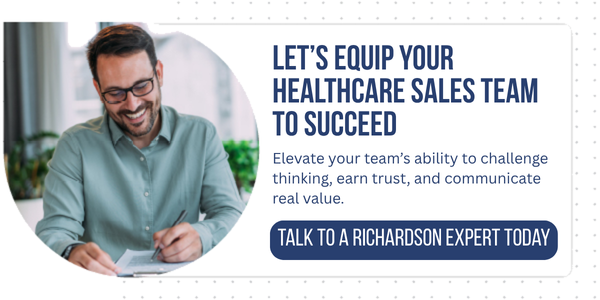 click here to contact richardson about healthcare sales training solutions