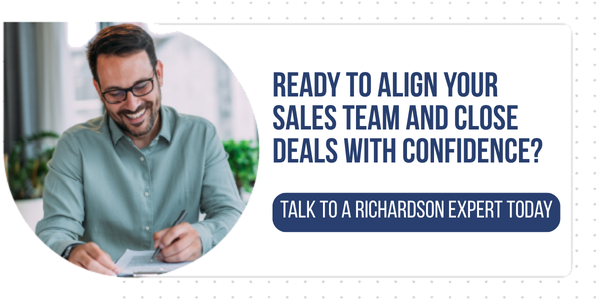 click here to request a call with a richardson team member to learn about solution selling training