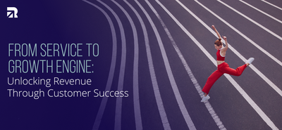 picture a a woman running arcoss lines as a metaphor for how customer success teams can cross over into revenue centers in an organization